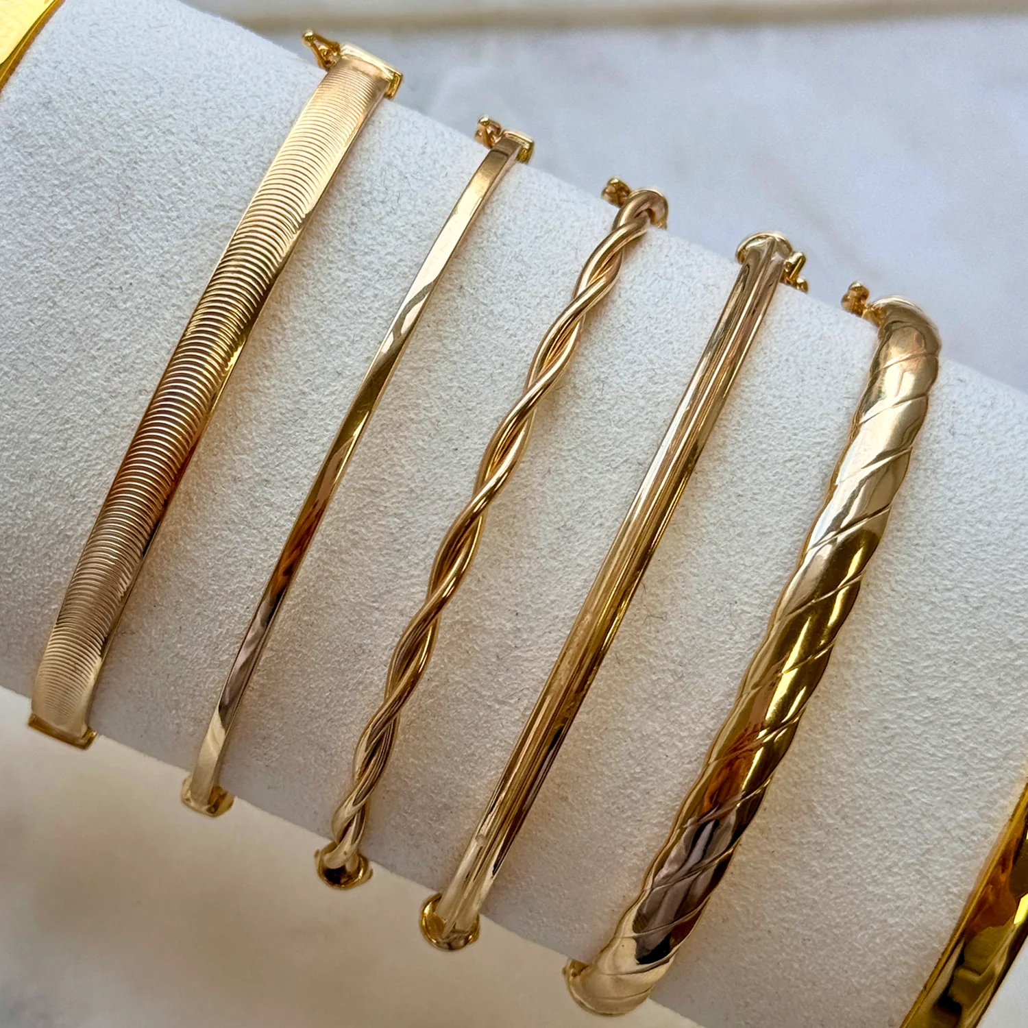 Puff Croissant Bangle - Image 2