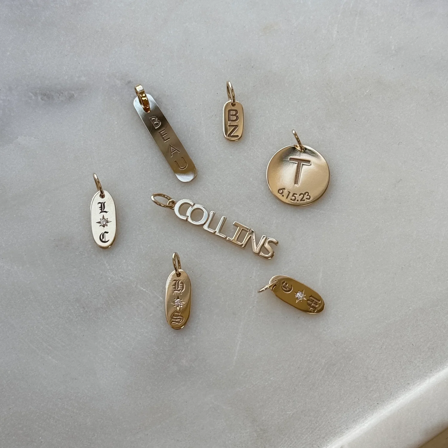 Engravable Initial & Date Charm - Image 4