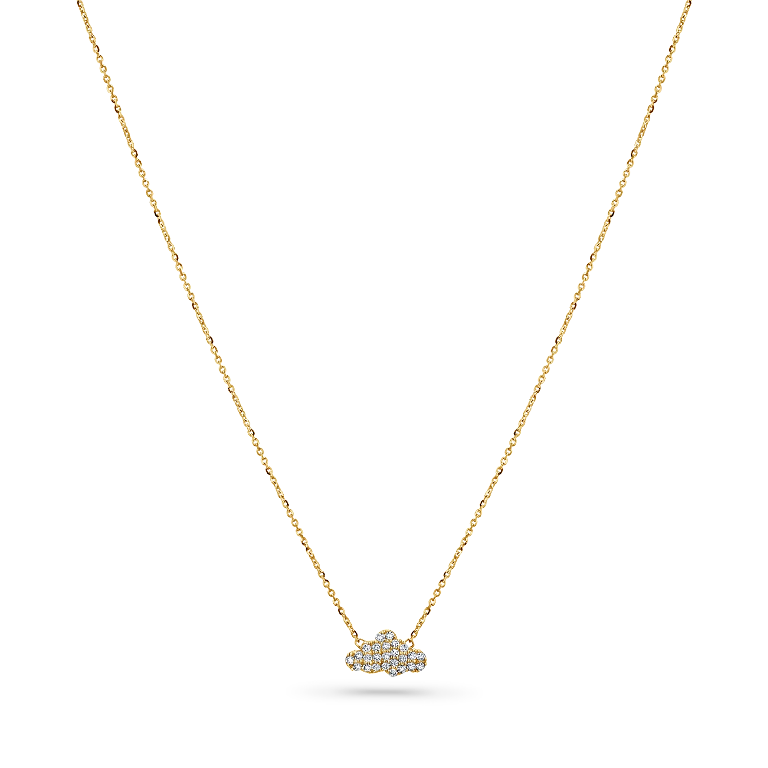 Glimmer Diamond Cloud Necklace