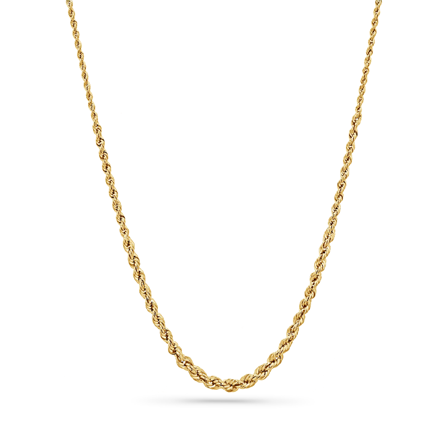 Graduated Rope Chain Necklace
