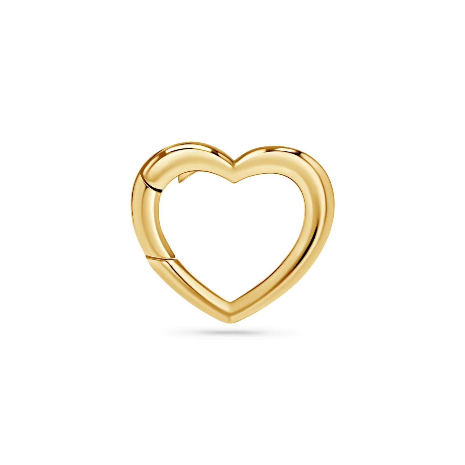 Heart Spring Connector Clasp
