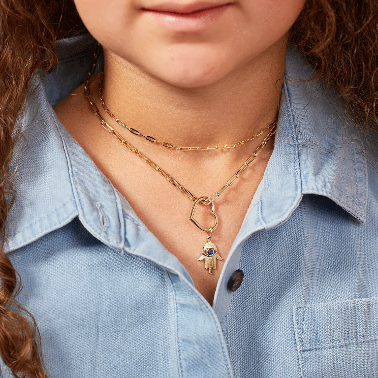 Kids Heart Charm Enhancer Connector - Image 13
