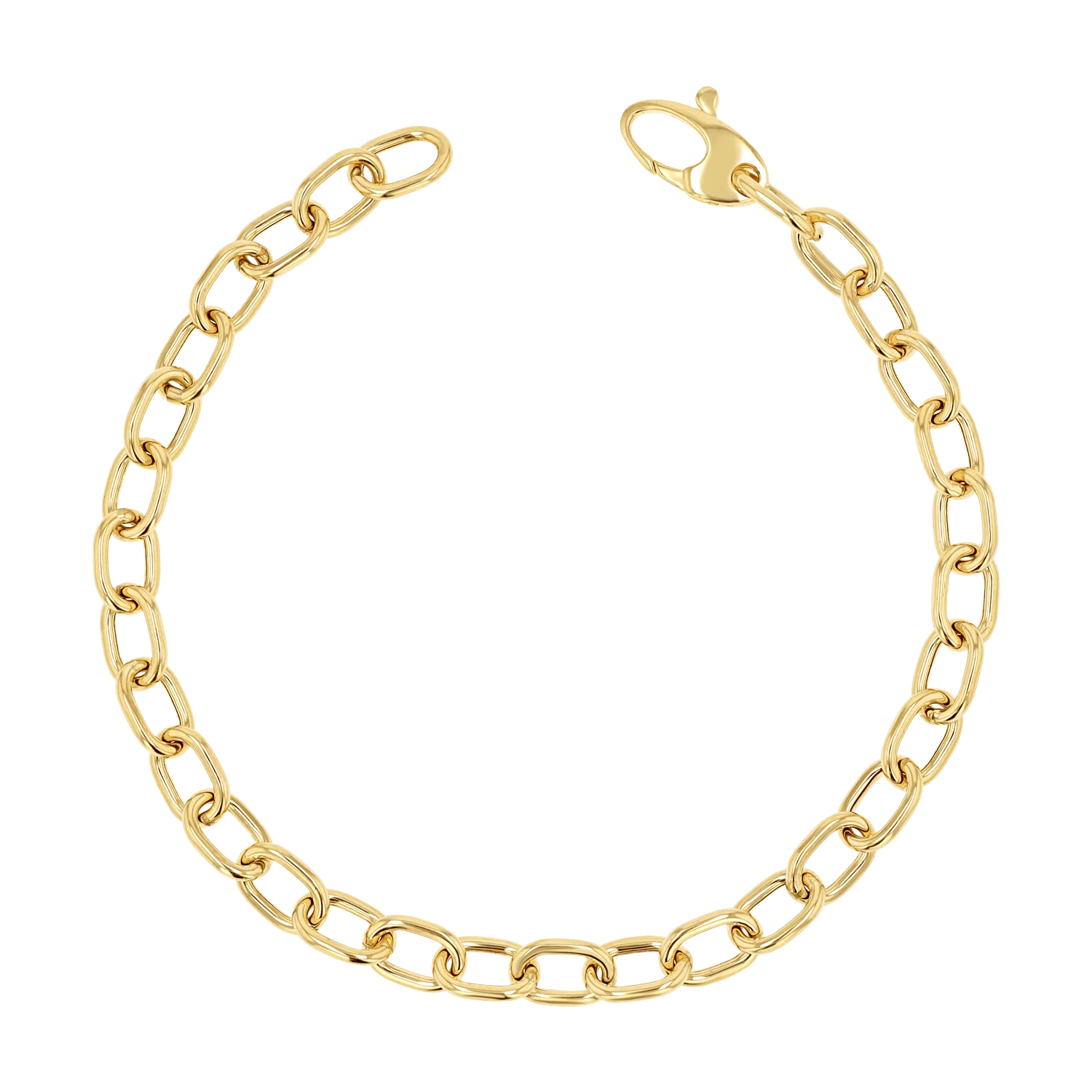 Large Rolo Chain Bracelet