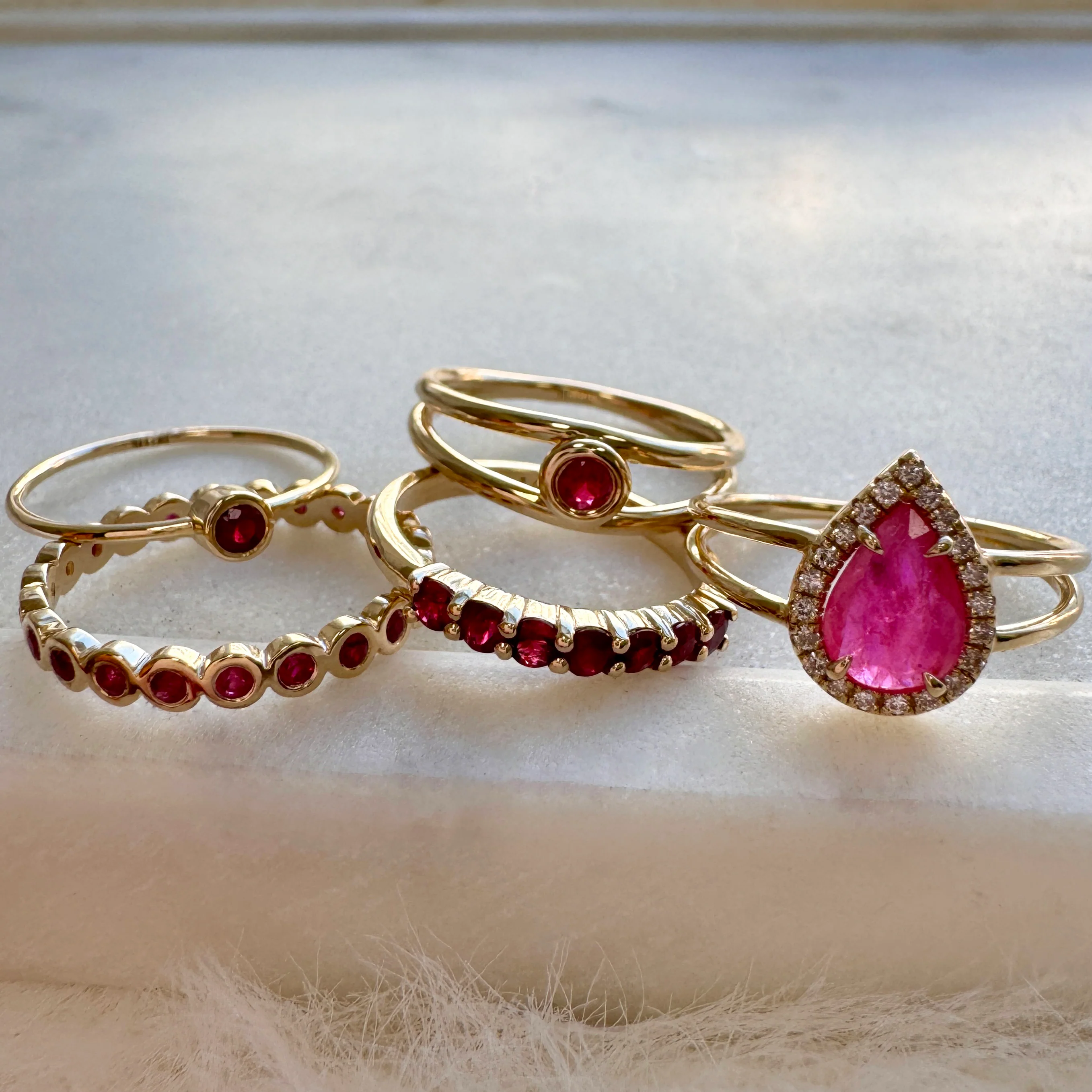 Lucky Seven Ruby Band - Image 4