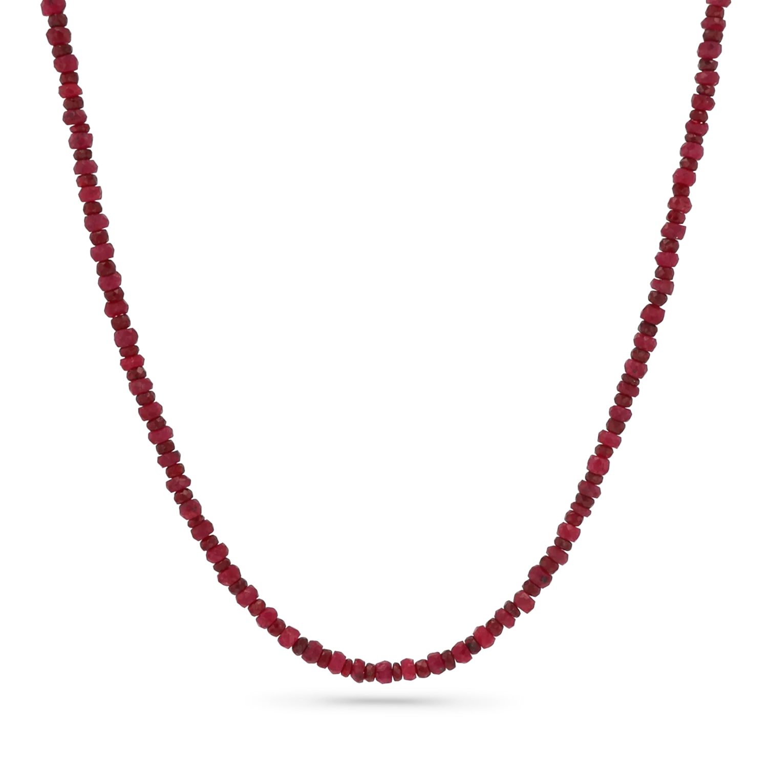 Ruby Bead Necklace