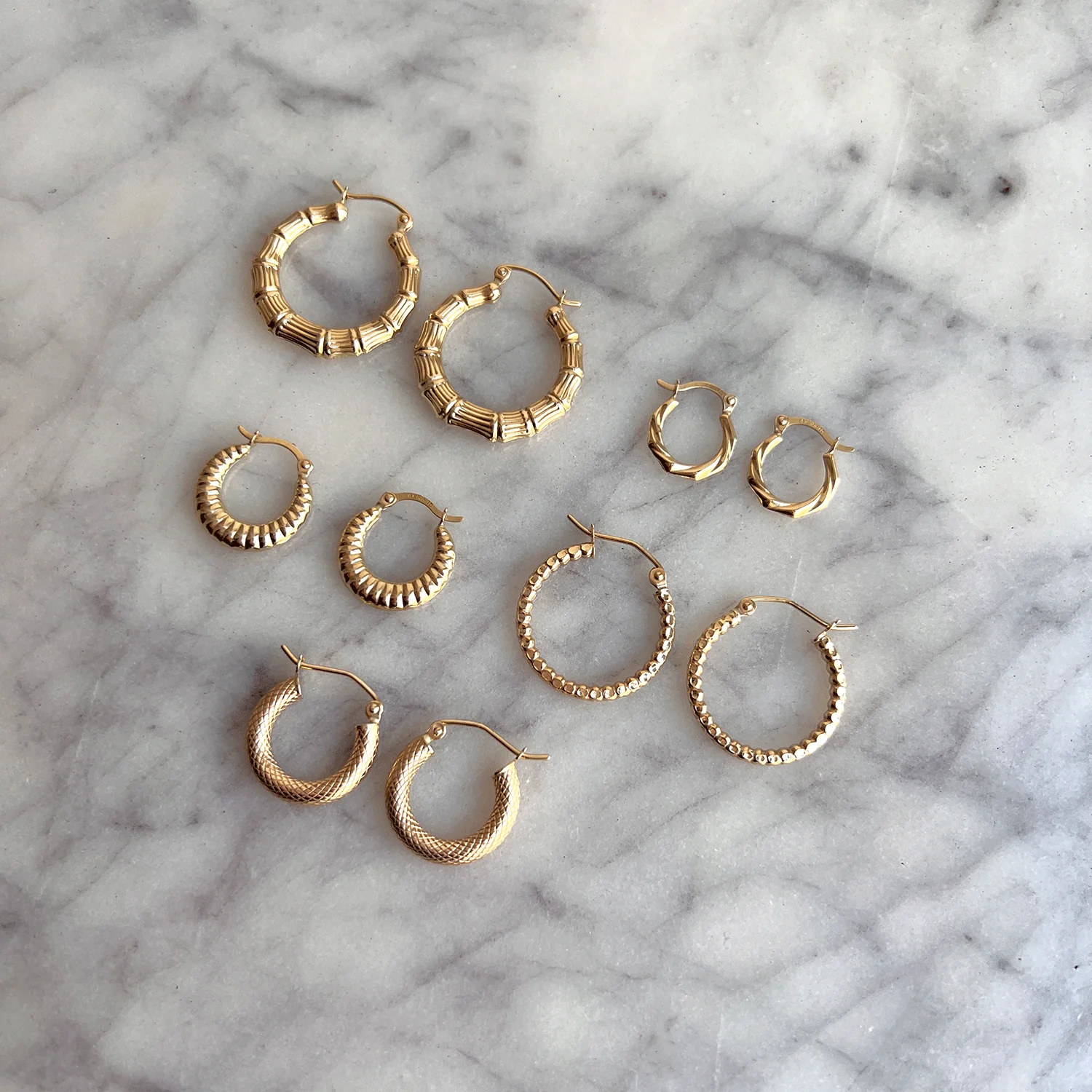 Serpentine Hoop Earrings - Image 3
