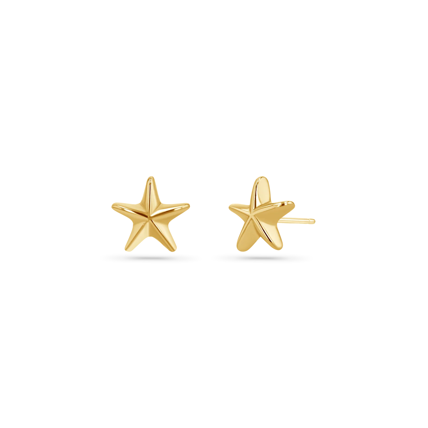 Soleil Star Seashell Stud Earrings