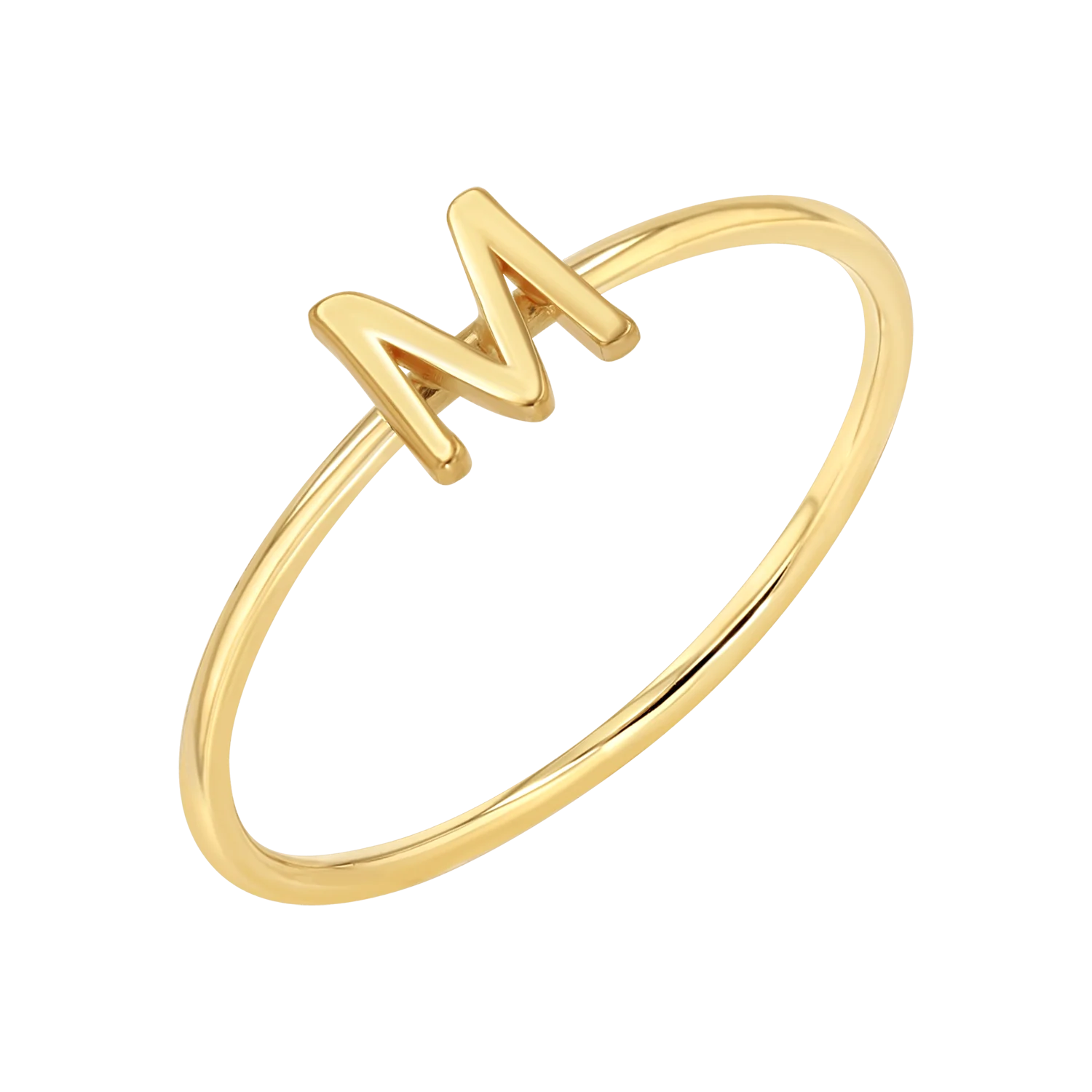 Solid Initial Letter Ring