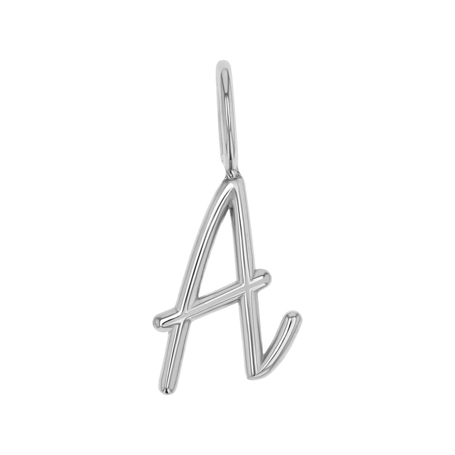 Solid Script Letter Charm - Image 2