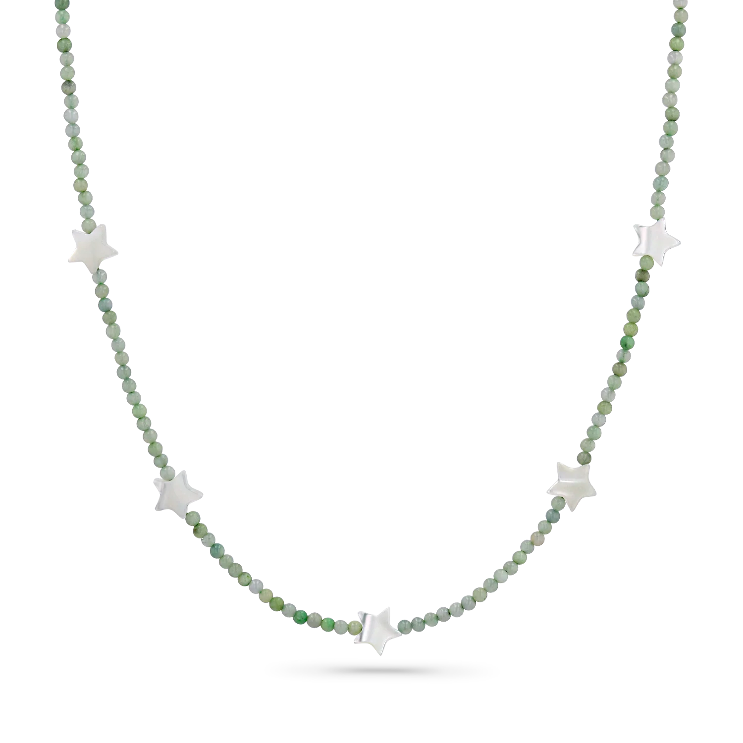 Starlust Jade Bead Necklace