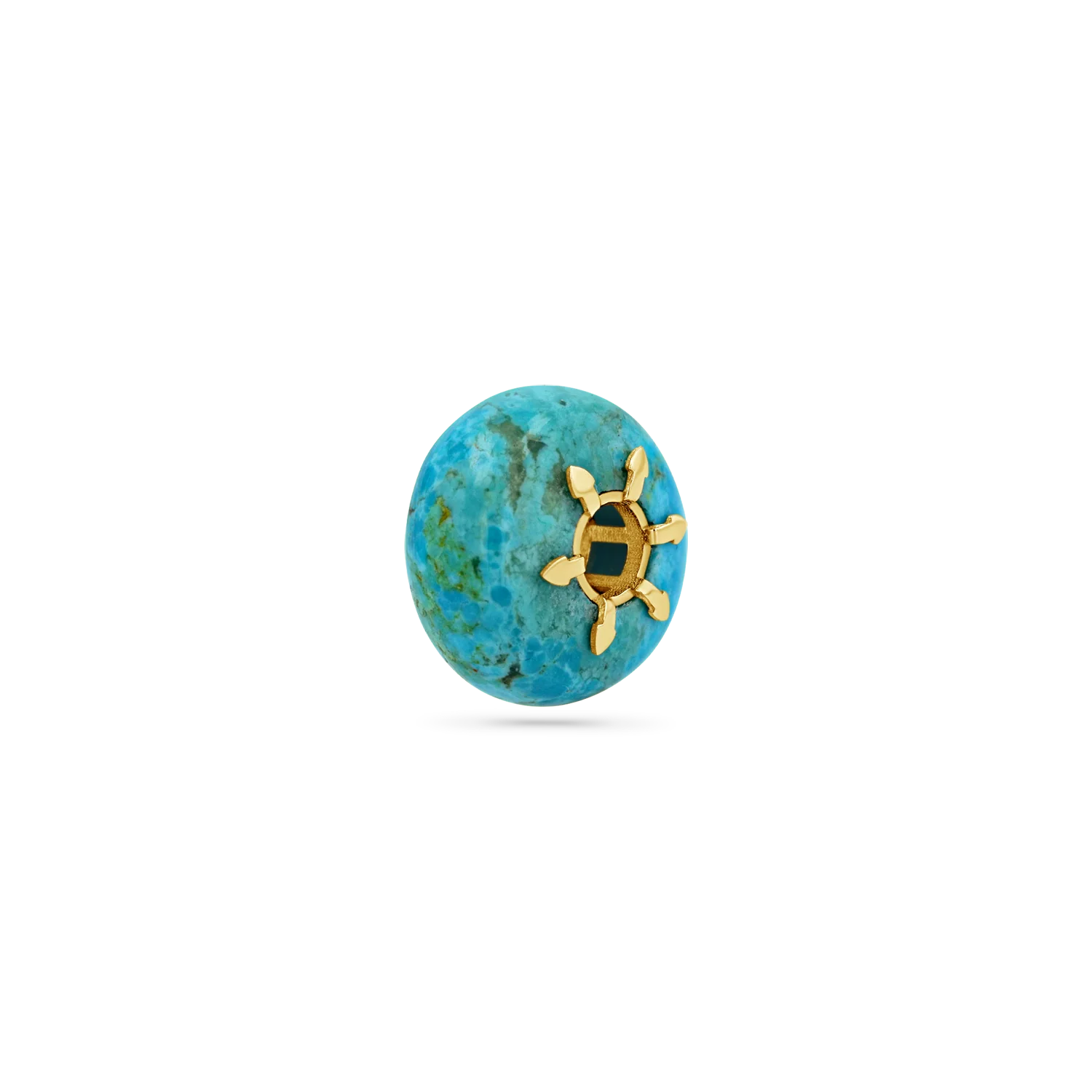 Turquoise Gemstone Slider Charm