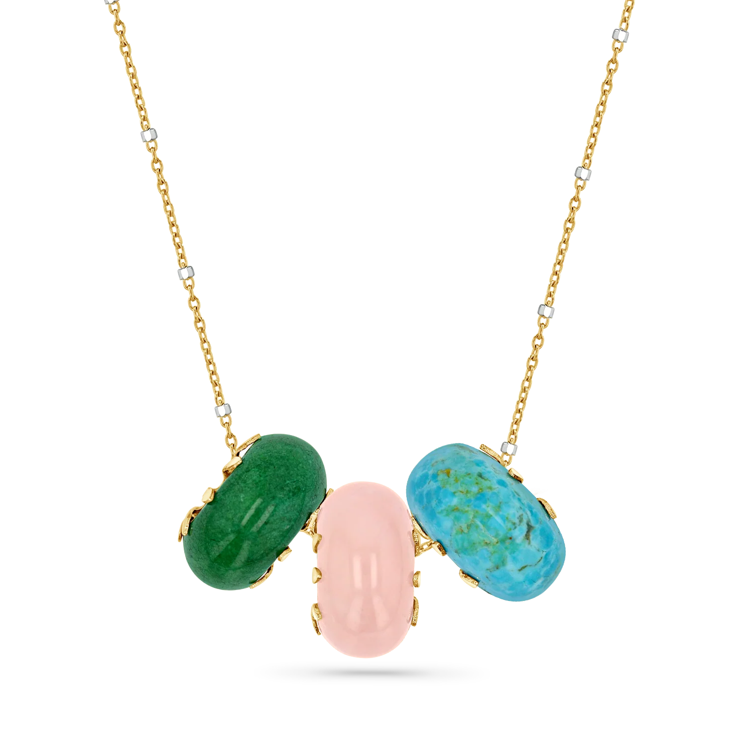 Turquoise Gemstone Slider Charm - Image 5