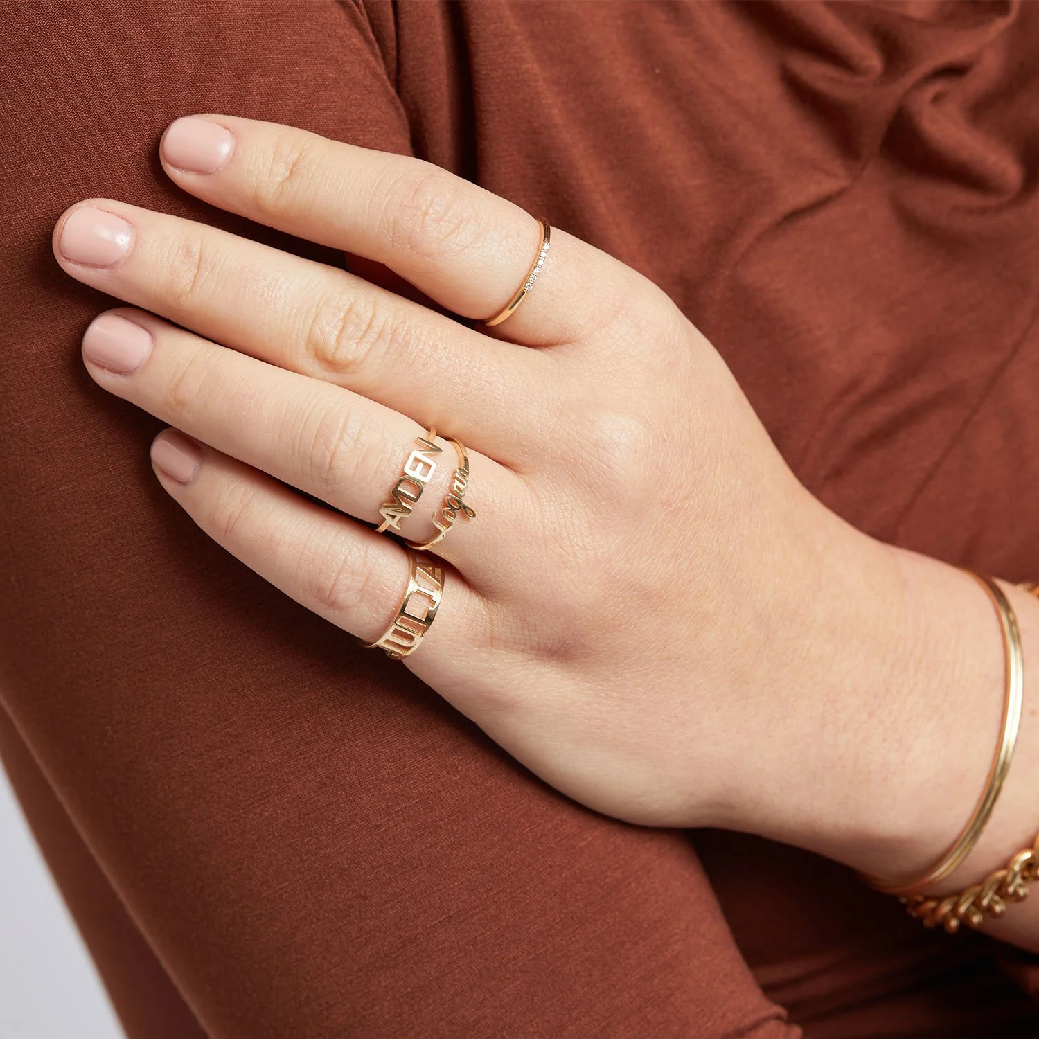 Dainty Diamond Band - Image 4