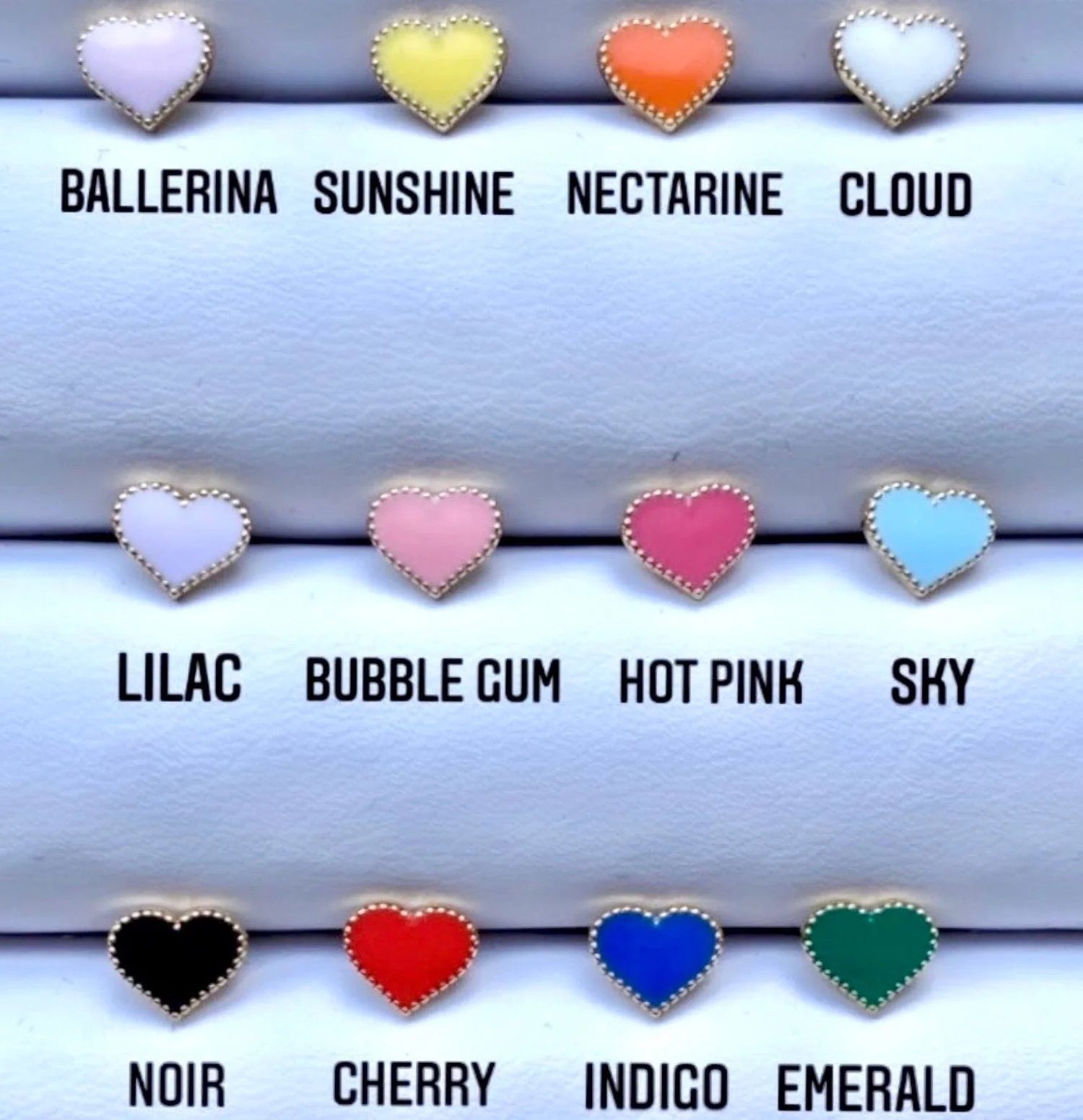 Enamel Heart Ring - Image 4
