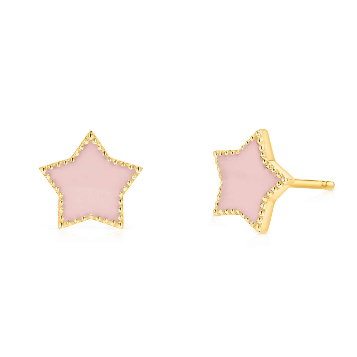 Enamel Star Earrings