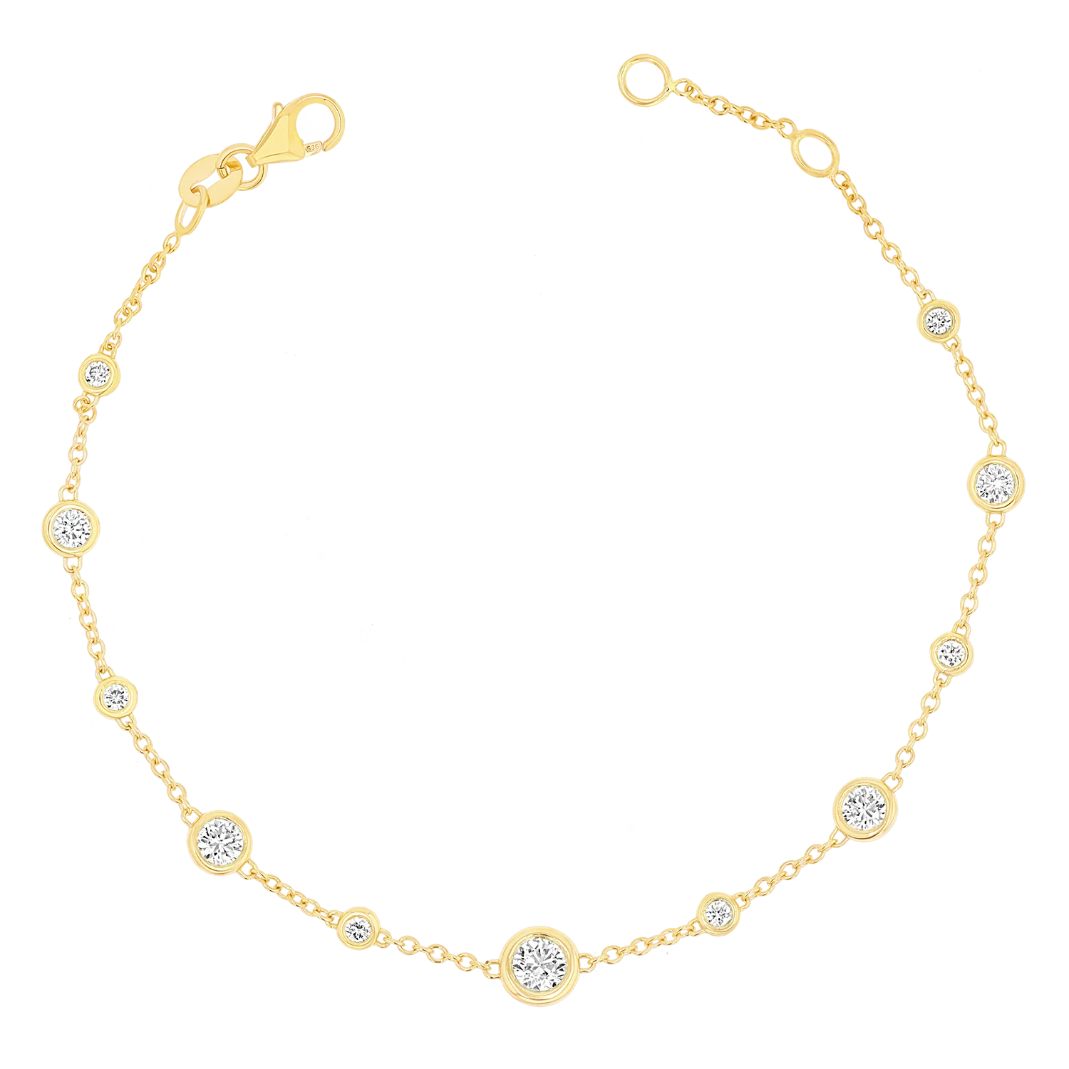 Endless Diamond Strand Bracelet