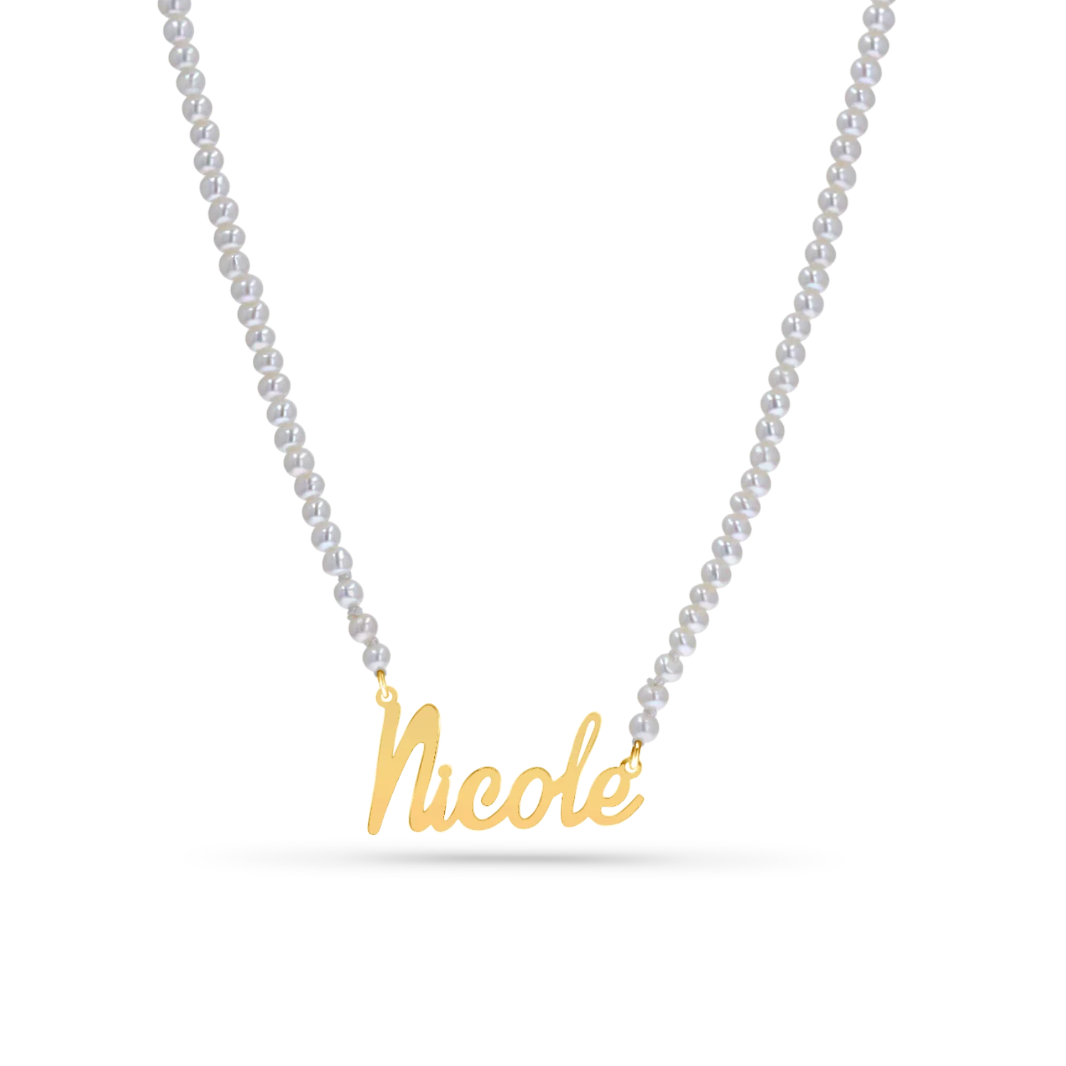 Freshwater Pearl Name Necklace