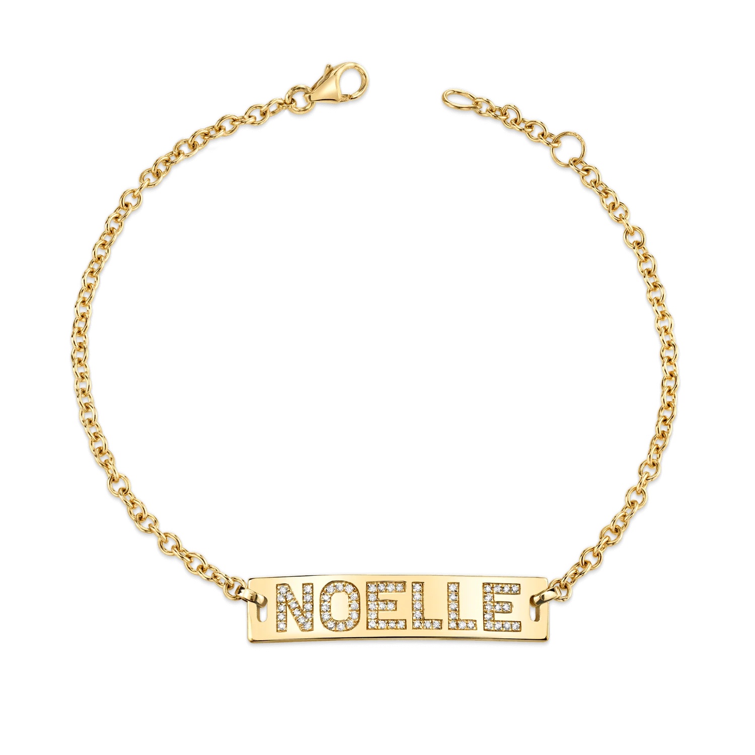 Kids Signature Classic ID Engravable Pave Bracelet