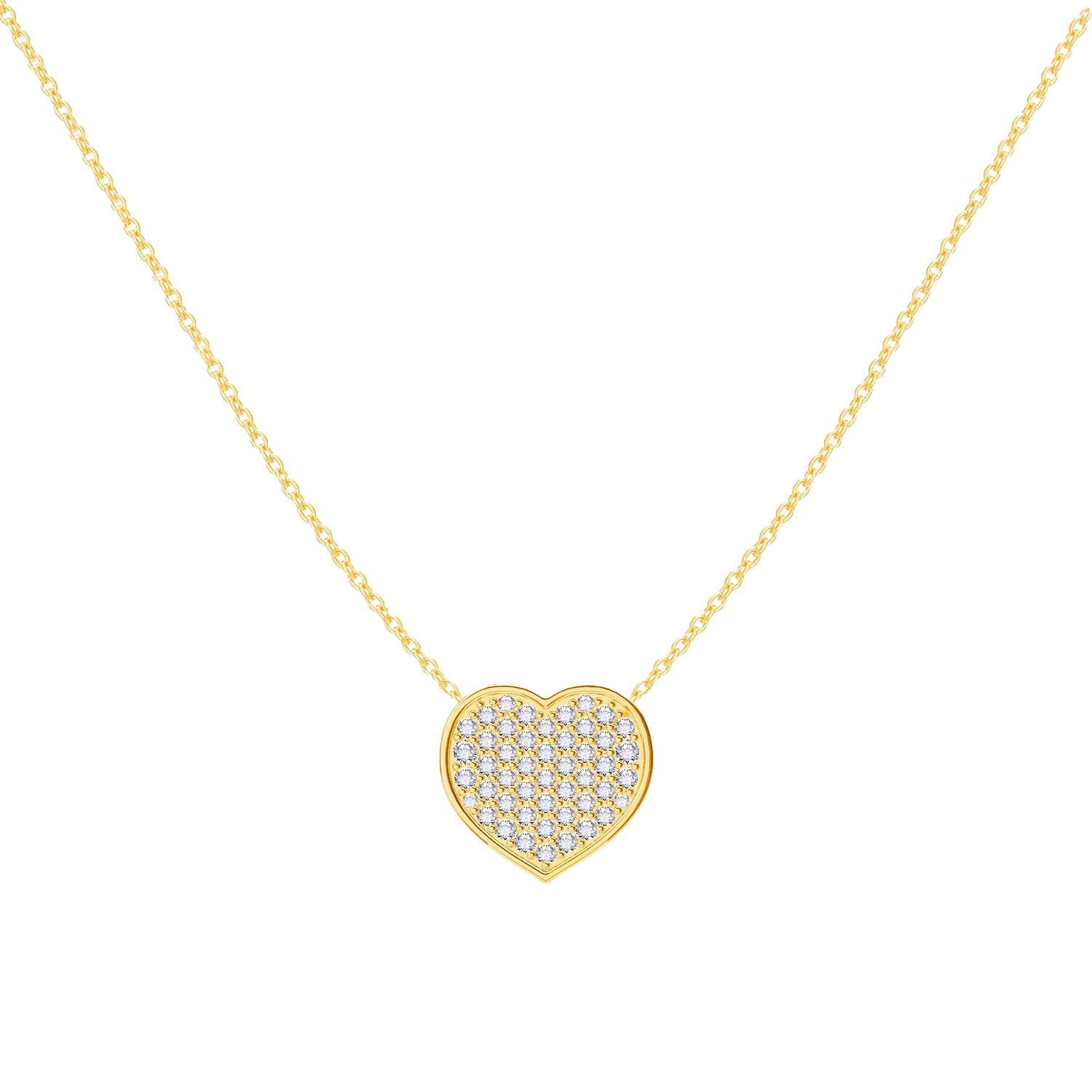 Kids Diamond Heart Necklace
