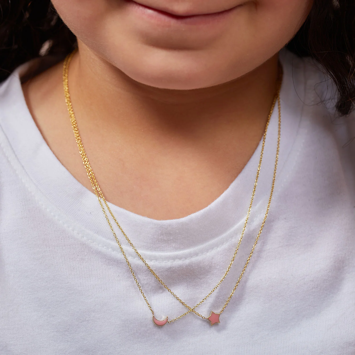 Kids Enamel Star Necklace - Image 7
