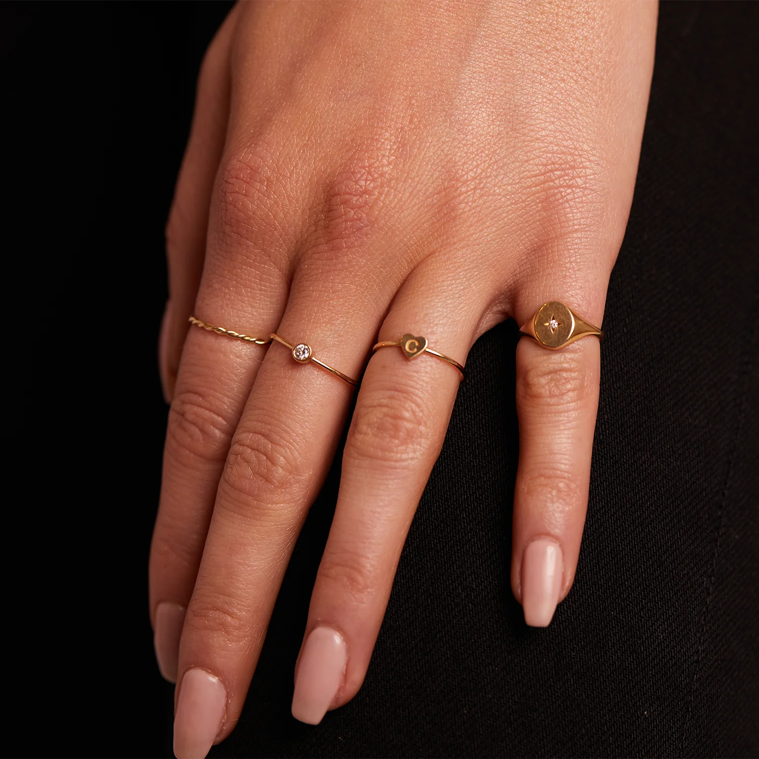 Solitaire Bezel Diamond Ring - Image 5